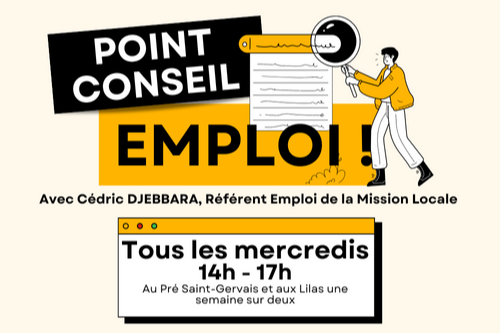 Point Emploi au Pré Saint-Gervais et aux Lilas