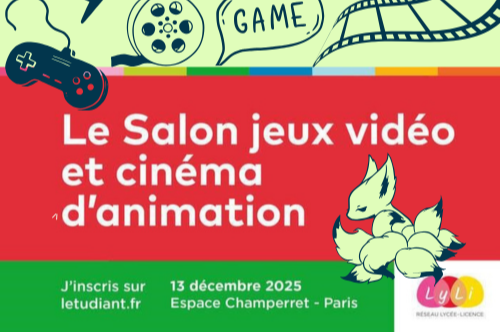 [LE SALON DE L'ETUDIANT JEUX VIDÉO ET CINÉMA D'ANIMATION À PARIS 2025]